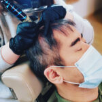 Réalisation d'une densité homme par Alexandra au Centre-micropigmentation de Belgrade en région Namuroise.